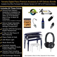 Yamaha Digital Piano Premium Accessory And VIP Delivery Bundle Yamaha Digital Piano Premium Accessory And VIP Delivery Bundle